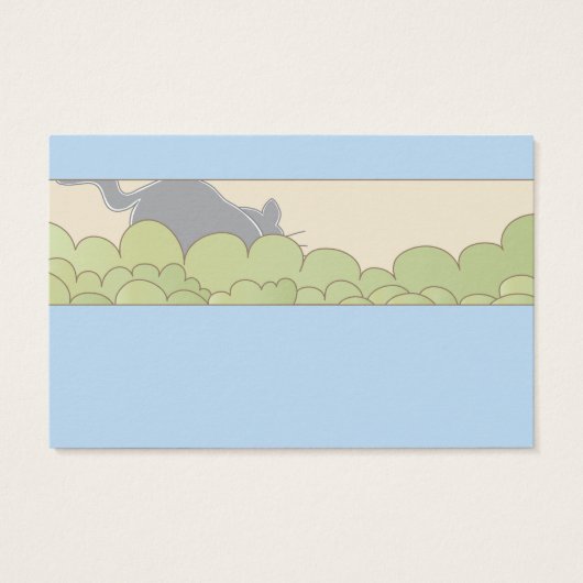 BringABook "Library/Blue" Insert Card/Personalize (Back)