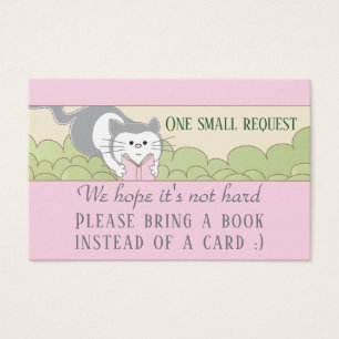 BringABook "Library?Pink" Insert Card/Personalize
