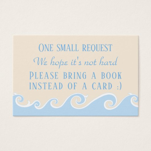 BringABook "Under the Sea" Insert Card/Personalize (Front)