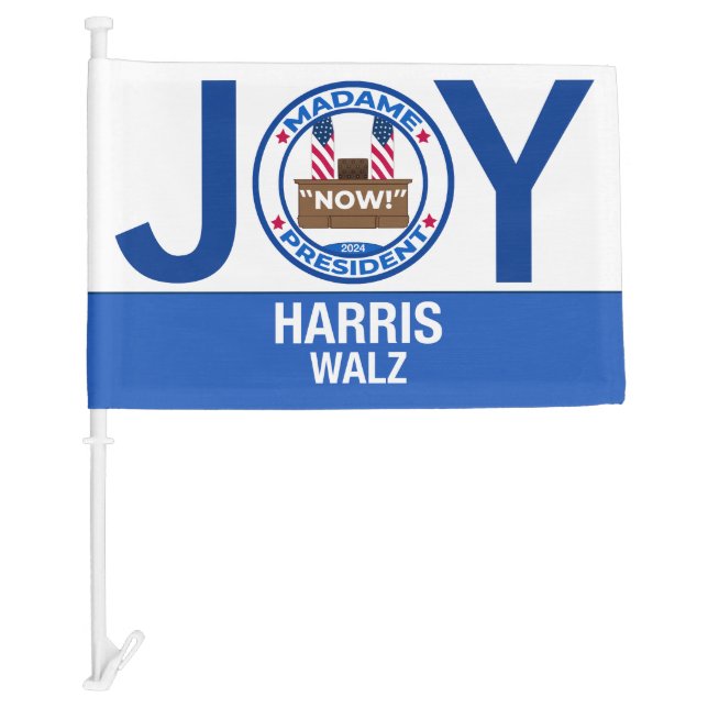 Bringing Back The JOY! Car Flag (Front)