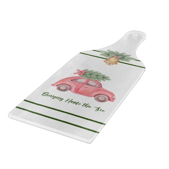 Bringing Home the Christmas Tree, Cutting Board (Corner)