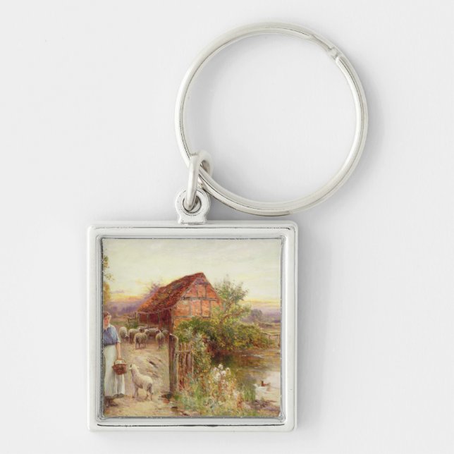 Bringing Home the Sheep Keychain (Front)