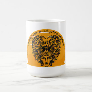 Bringing humor to each patient individually color morph mug