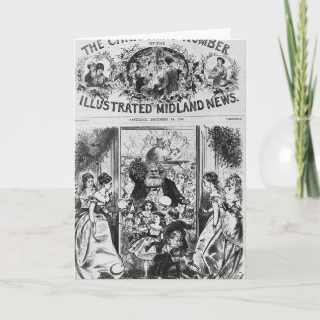 Bringing in Christmas Holiday Card (Front)