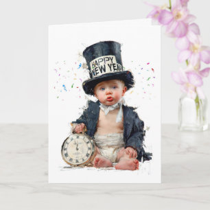 Bringing in the New Year with a Smile Card