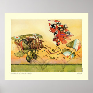 Bringing It In On A Wing And A Prayer Poster