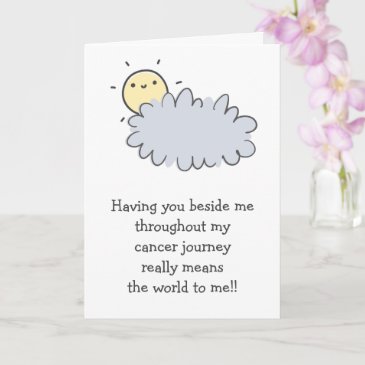 Bringing me Sunshine - Cancer Caregiver Thank You 