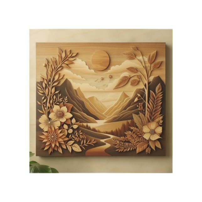 Bringing Nature Indoors Wood Wall Art (Front)