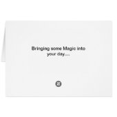 Bringing some Magic into your day.... Cards (Back Horizontal)