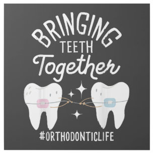 Bringing Teeth Together - Orthodontist  Gallery Wrap