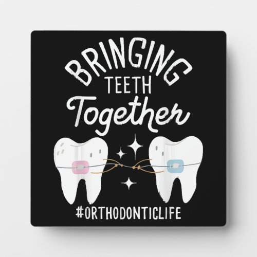 Bringing Teeth Together _ Orthodontist  Plaque