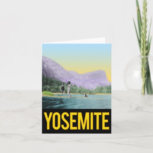 Bringing the Glamour to Mirror Lake Yosemite Card