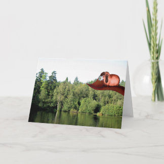 Bringing you a flower for Mothers Day Card