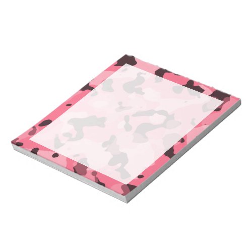 Brink Pink Camo Camouflage Notepad