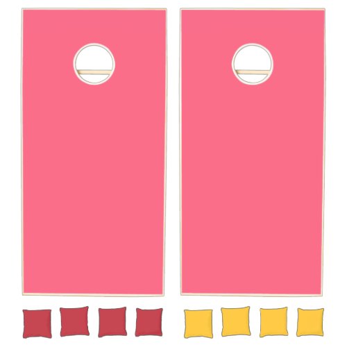 Brink Pink Solid Color Cornhole Set