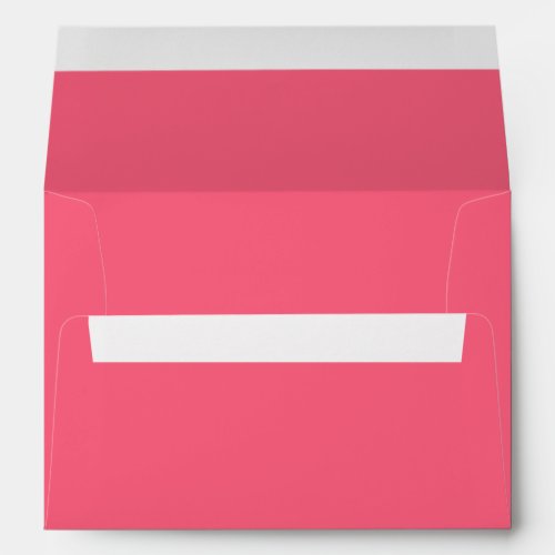 Brink pink  solid color  envelope