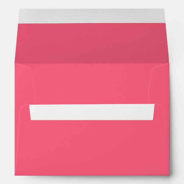Brink pink  (solid color)  envelope (Back (Bottom))