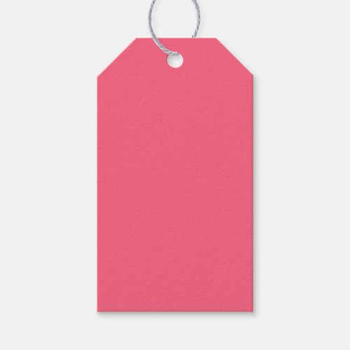 Brink pink  solid color  gift tags
