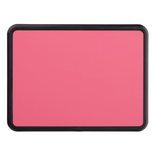 Brink pink  (solid color)  hitch cover (Front)