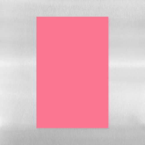 Brink pink  solid color  magnetic dry erase sheet