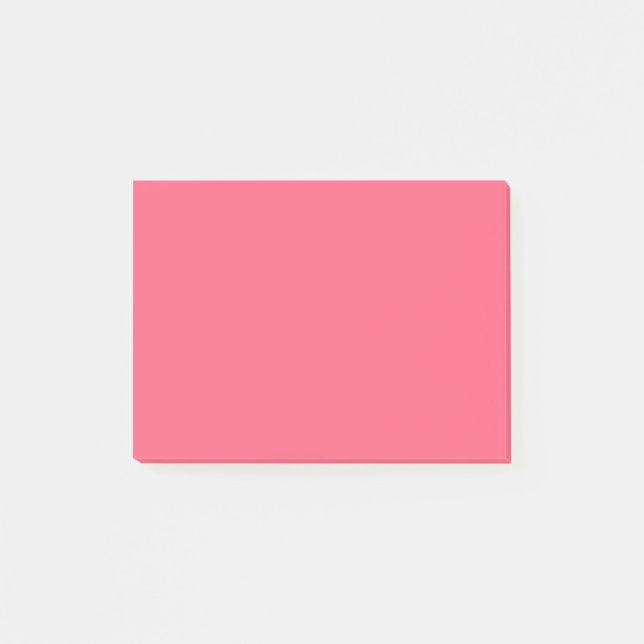 Brink Pink Solid Color Post-it Notes (Front)