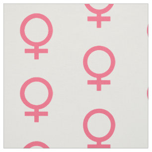 Brink Pink Venus Symbol Fabric
