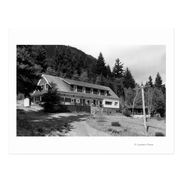 Brinnon, WA View of Olympic Inn on Hood Canal Postcards