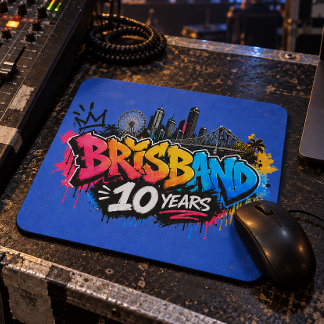 Brisbane 10 years mouse pad
