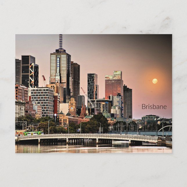 Brisbane, Australia cityscape photograph Postcard (Front)