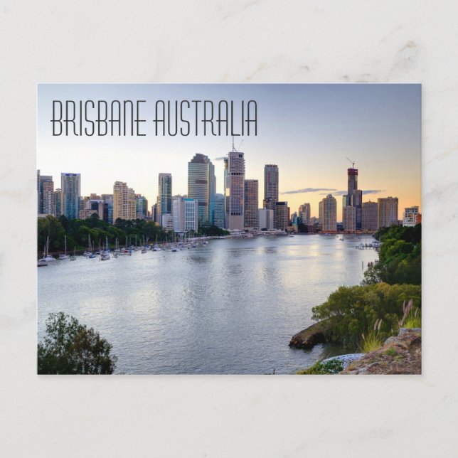 Brisbane Australia postcard (Front)