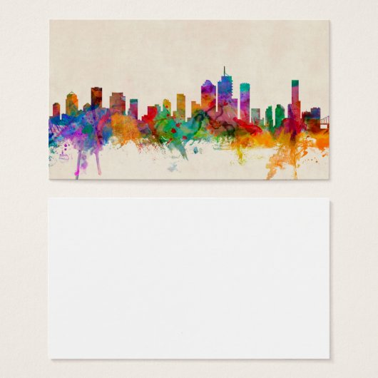 Brisbane Australia Skyline Cityscape (Front & Back)