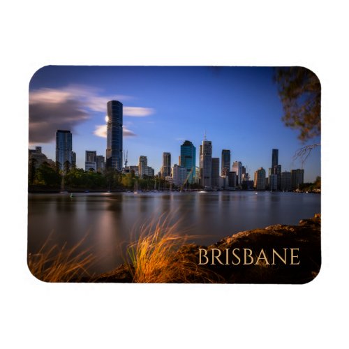 Brisbane Australia Skyline from across River Magnet