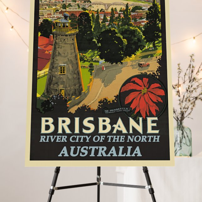 Brisbane, Australia travel poster (In Situ (Stand))