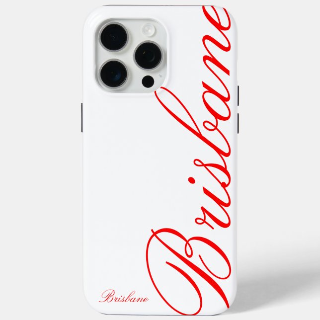 Brisbane - beautiful iPhone Case (Back)