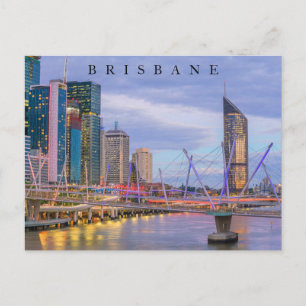 Brisbane City Australia Postcard