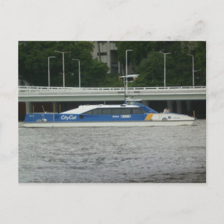 Brisbane City Cat Postcard