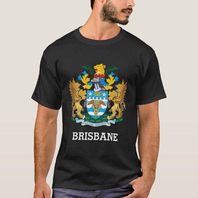 Brisbane coat of arms poster T-Shirt (Front)