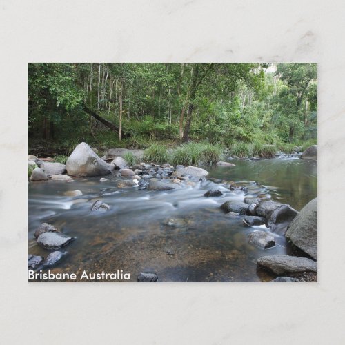 Brisbane Creek Australia Postcard