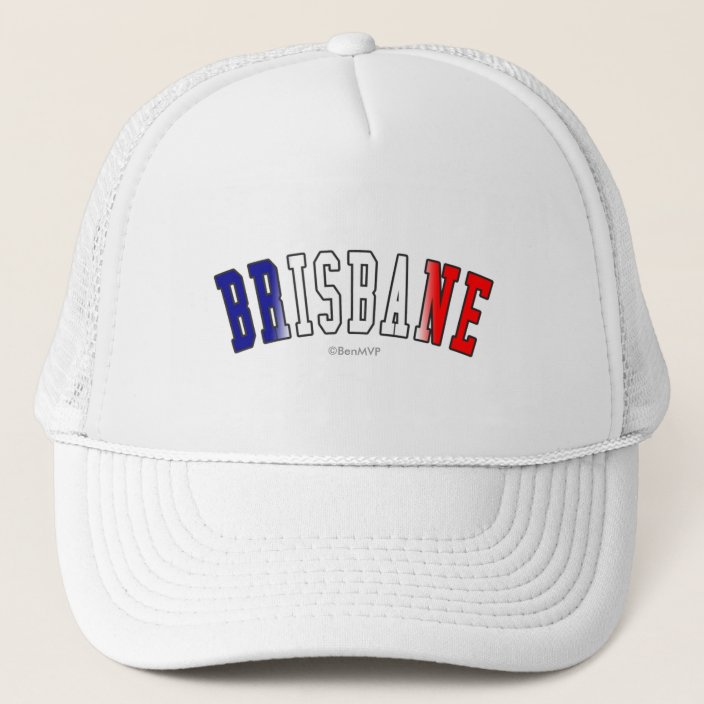 Brisbane in Australia National Flag Colors Trucker Hat