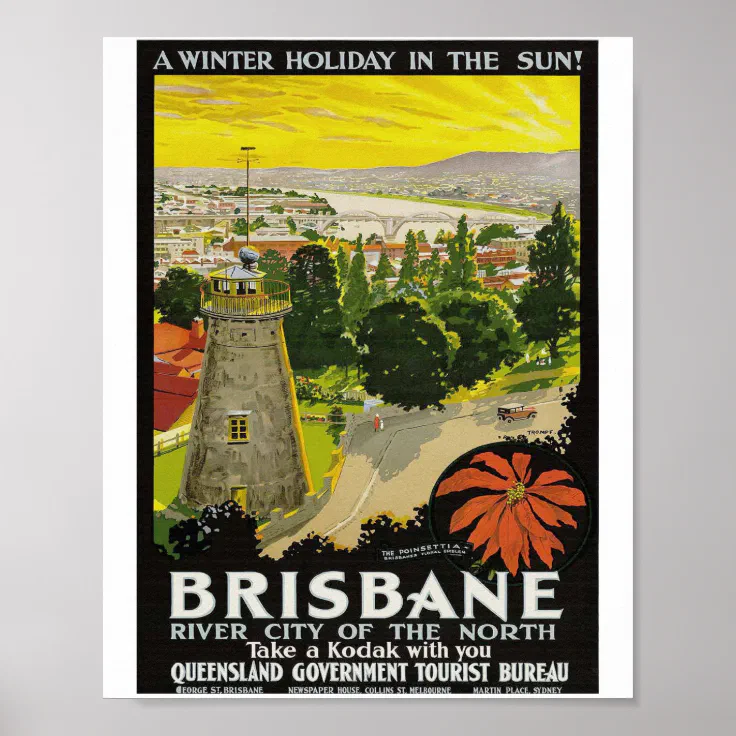 BRISBANE POSTER Zazzle