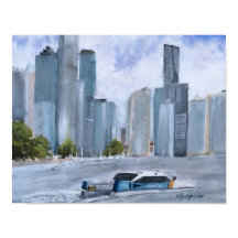 BRISBANE, QLD, AUSTRALIA, WATERCOLOR