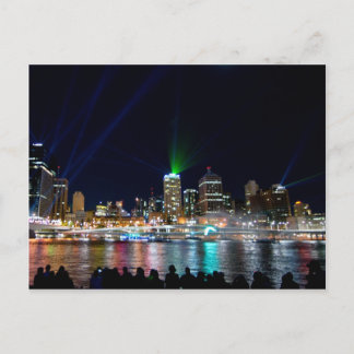 Brisbane skyline postcard