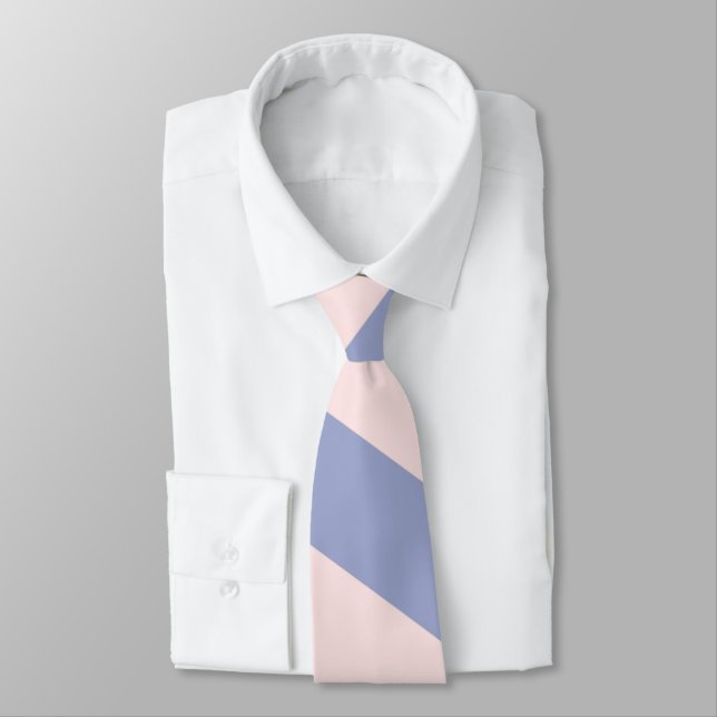 Brisbane Wide Striped Tie (Tied)