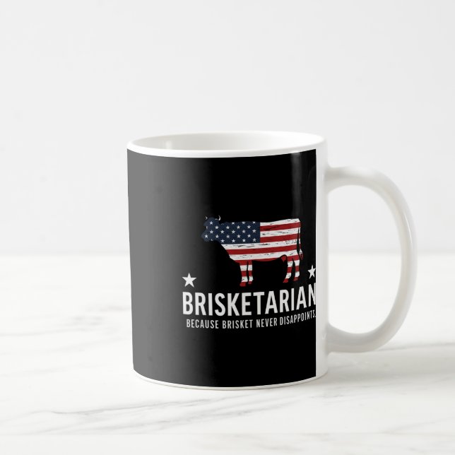 Brisket Bbq For Men Funny Brisket Bbq Brisketarian Coffee Mug (Right)