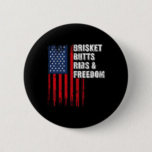 Brisket Butts Ribs And Freedom Steak Cooking Beef  Button