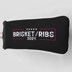 Brisket Ribs 2024 BBQ Barbecue Political Election Golf Head Cover