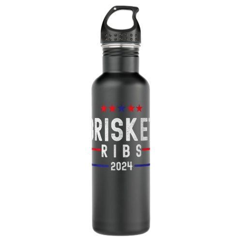 Brisket Ribs 2024  BBQ Barbecue Stainless Steel Water Bottle