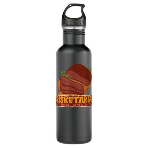 Brisketarian Because Brisket Never Disappoints BBQ Stainless Steel Water Bottle