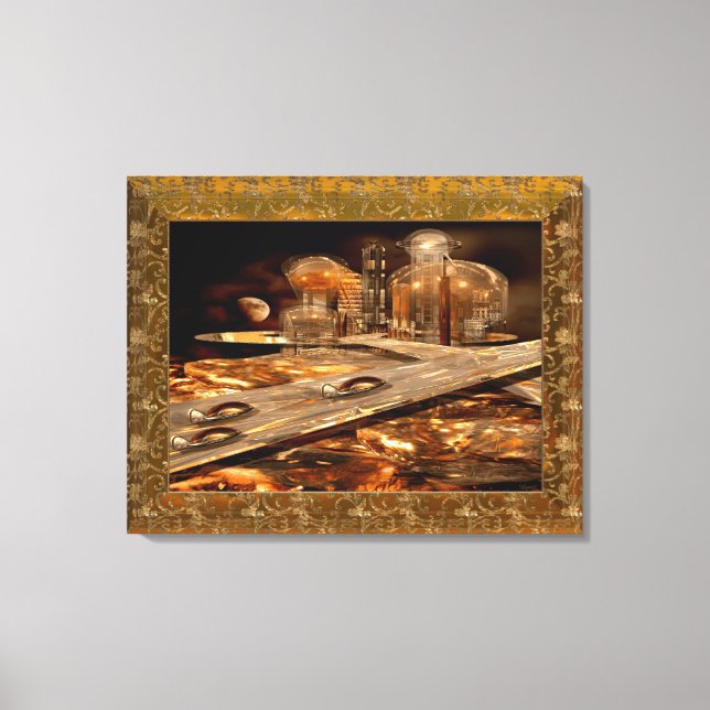 BriskPort  Wrapped Canvas Print (Front)