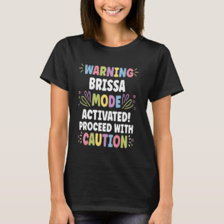 BRISSA Personalized Name Funny Cute Custom BRISSA  T-Shirt
